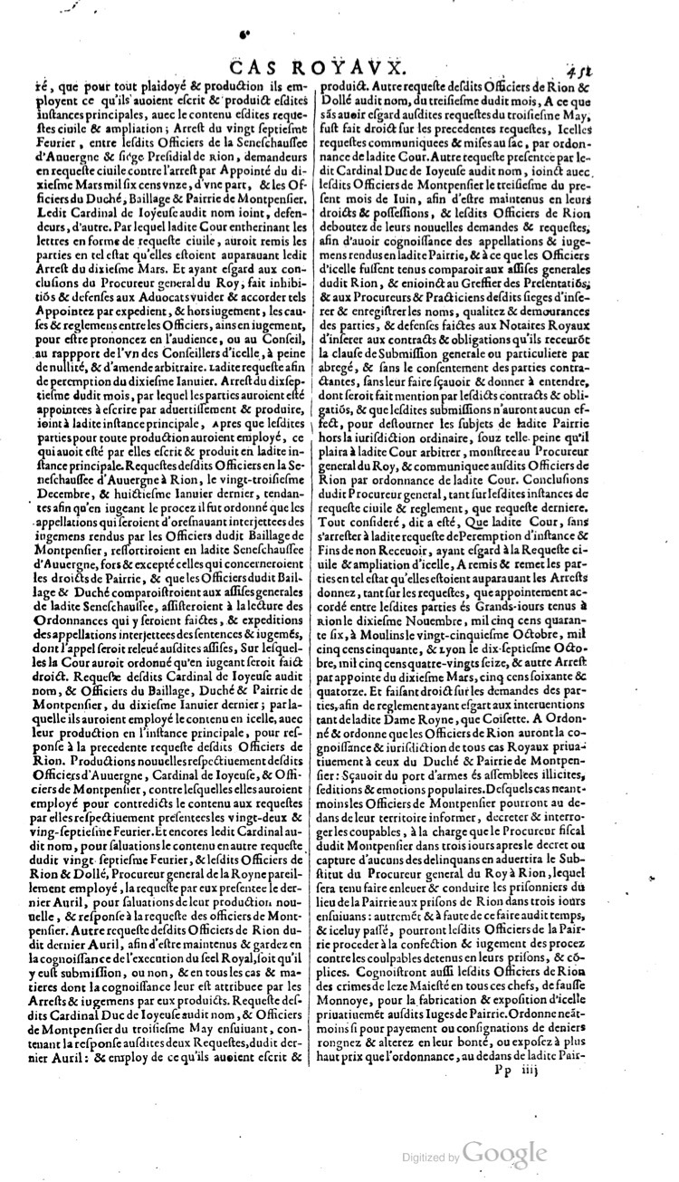 1629 - Veuve Nicolas Buon - Trésor du droit français (21754 T. 1) - BM Lyon