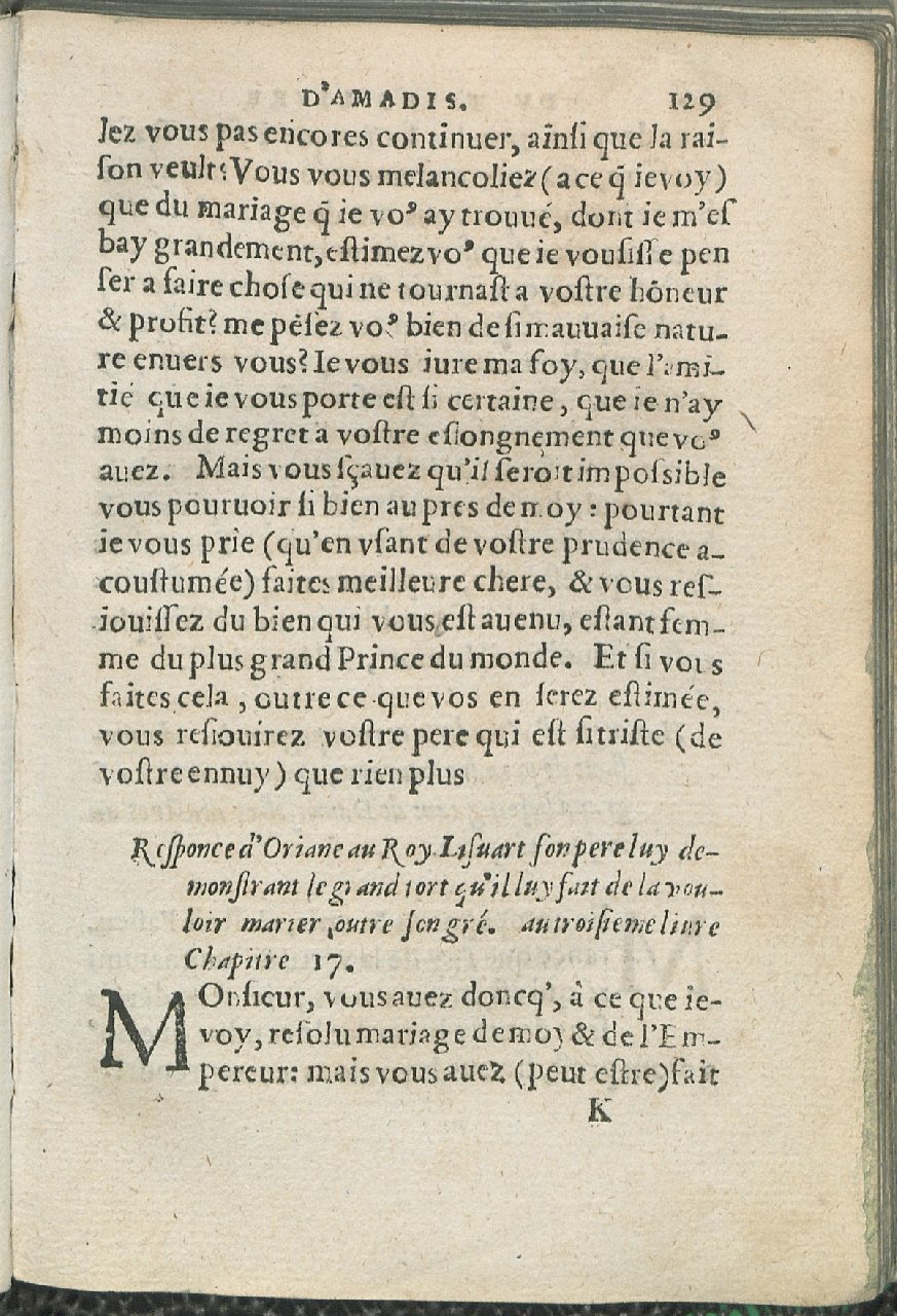 1559 - Pierre Regnard - Trésor des Amadis - Det KLG Copenhague 1559 - Pierre Regnard - Trésor des Amadis - Det KLG Copenhague