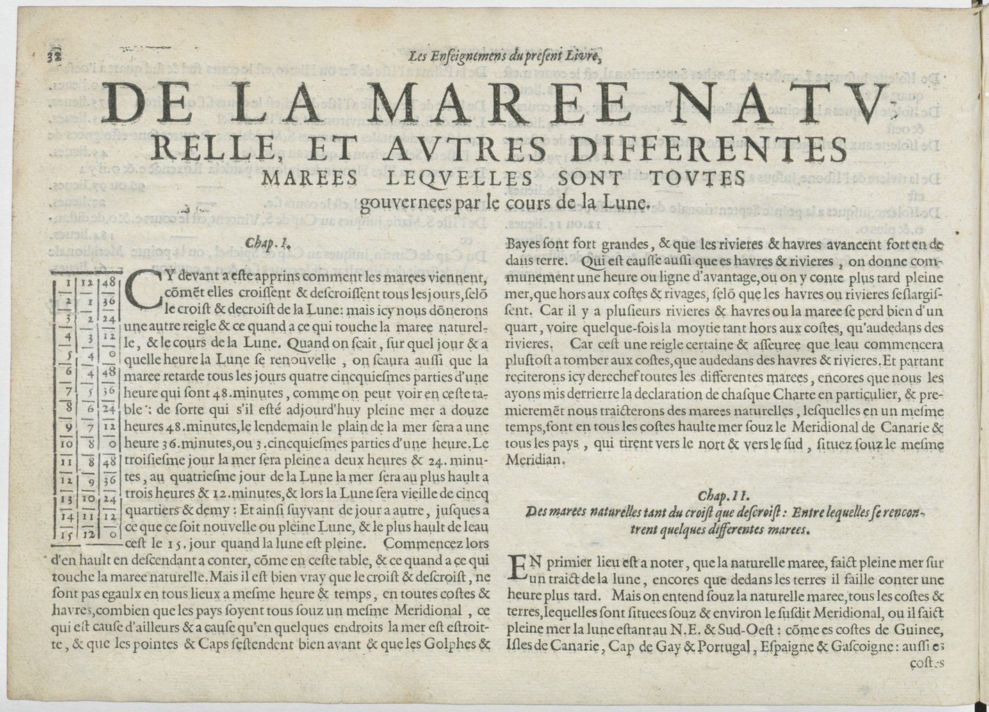 1601 - Bonaventure d’Aseville - Trésorerie ou cabinet de route marinesque - BnF