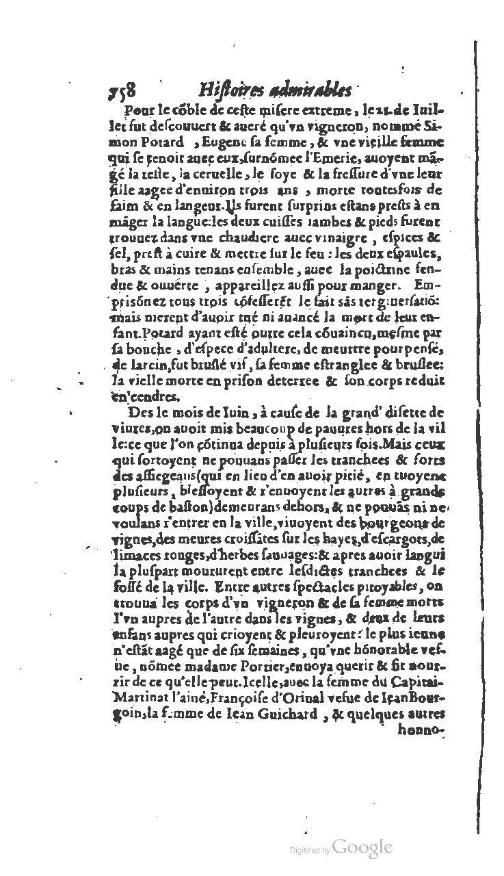 1610 - Paul Marceau - Trésor d’histoires admirables et mémorables - BSB Munich 1610 - Paul Marceau - Trésor d’histoires admirables et mémorables - BSB Munich