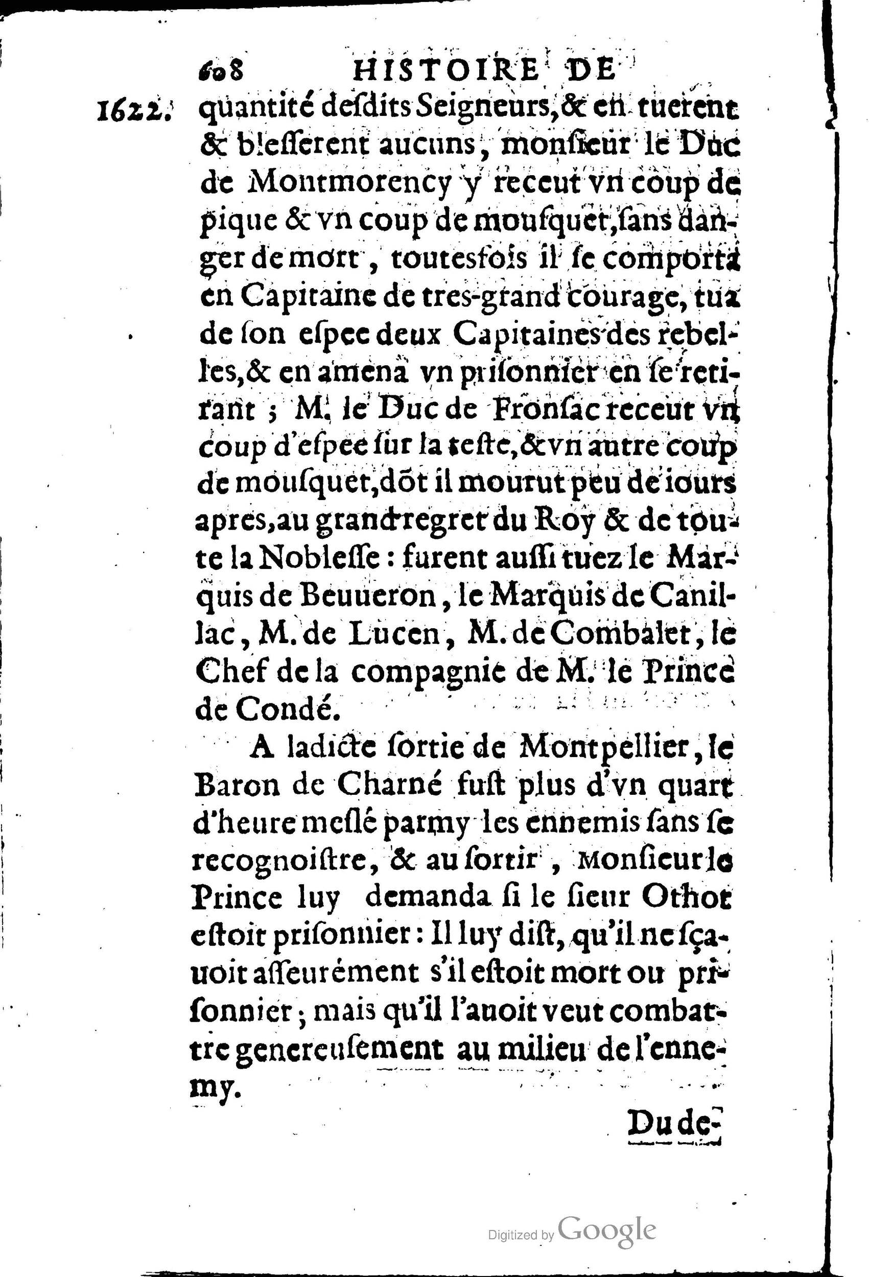 1623 - Joseph Bouillerot - Trésor de l’histoire générale de notre temps - BM Lyon