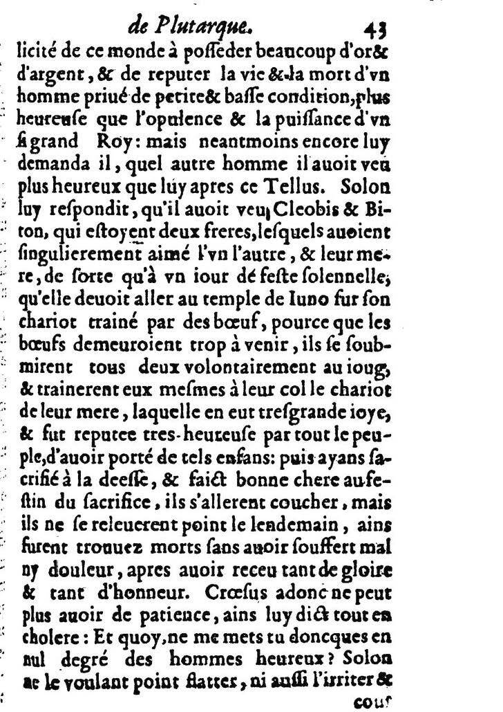 1611 - Pierre Rigaud - Trésor des vies de Plutarque - BM Lyon