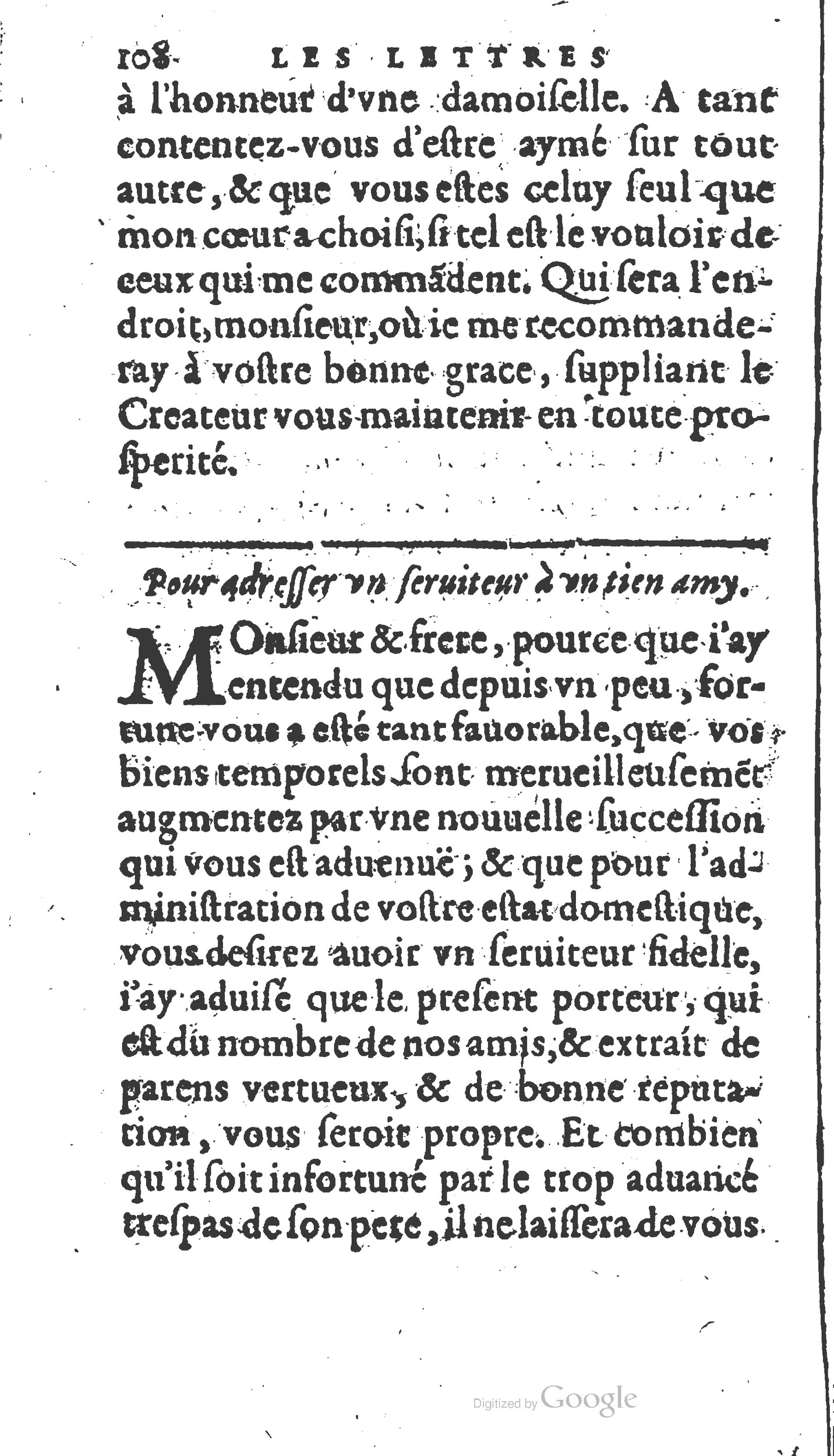 1604 - Fleury Bourriquant - Nouveau Trésor des secrétaires - British Library