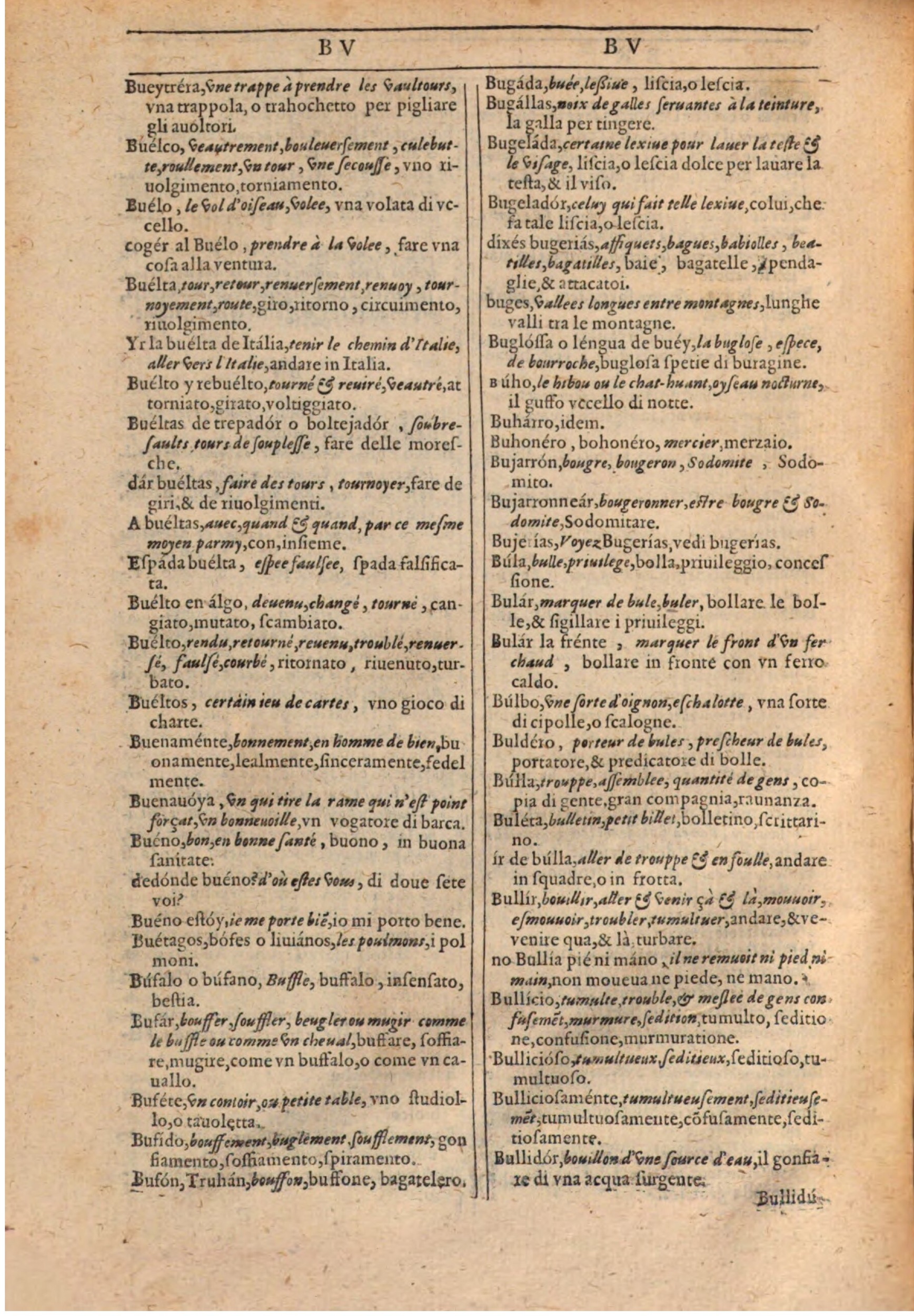 1609 - Philippe Albert et Alexandre Pernet - Trésor des trois langues française, italienne et espagnole (Première partie) - BSB Munich 1609 - Philippe Albert et Alexandre Pernet - Trésor des trois langues française, italienne et espagnole (Première partie) - BSB Munich