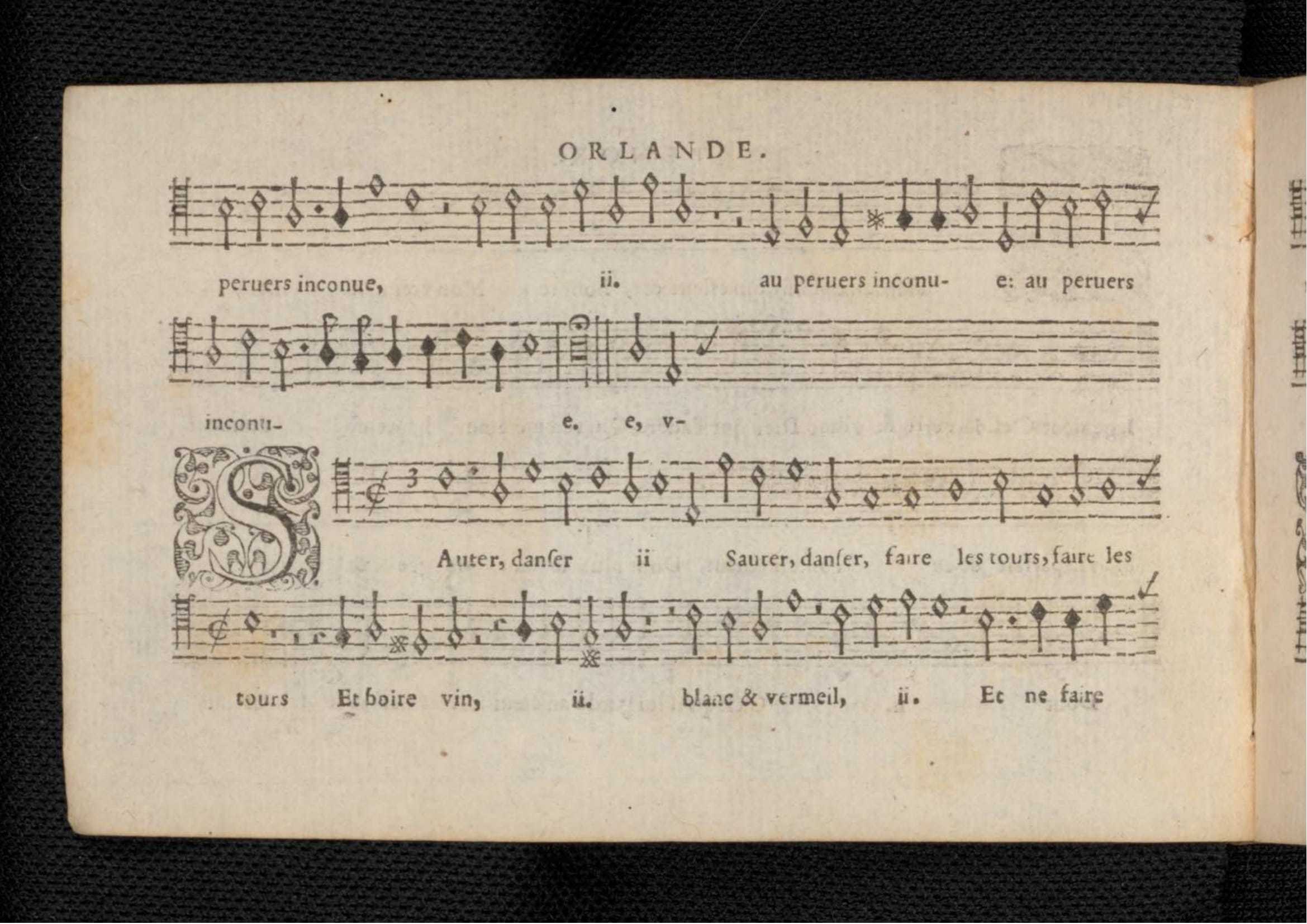 1576 - [Pierre de Saint-André] - Trésor de musique d’Orlande de Lassus Tenor - KBR Bruxelles