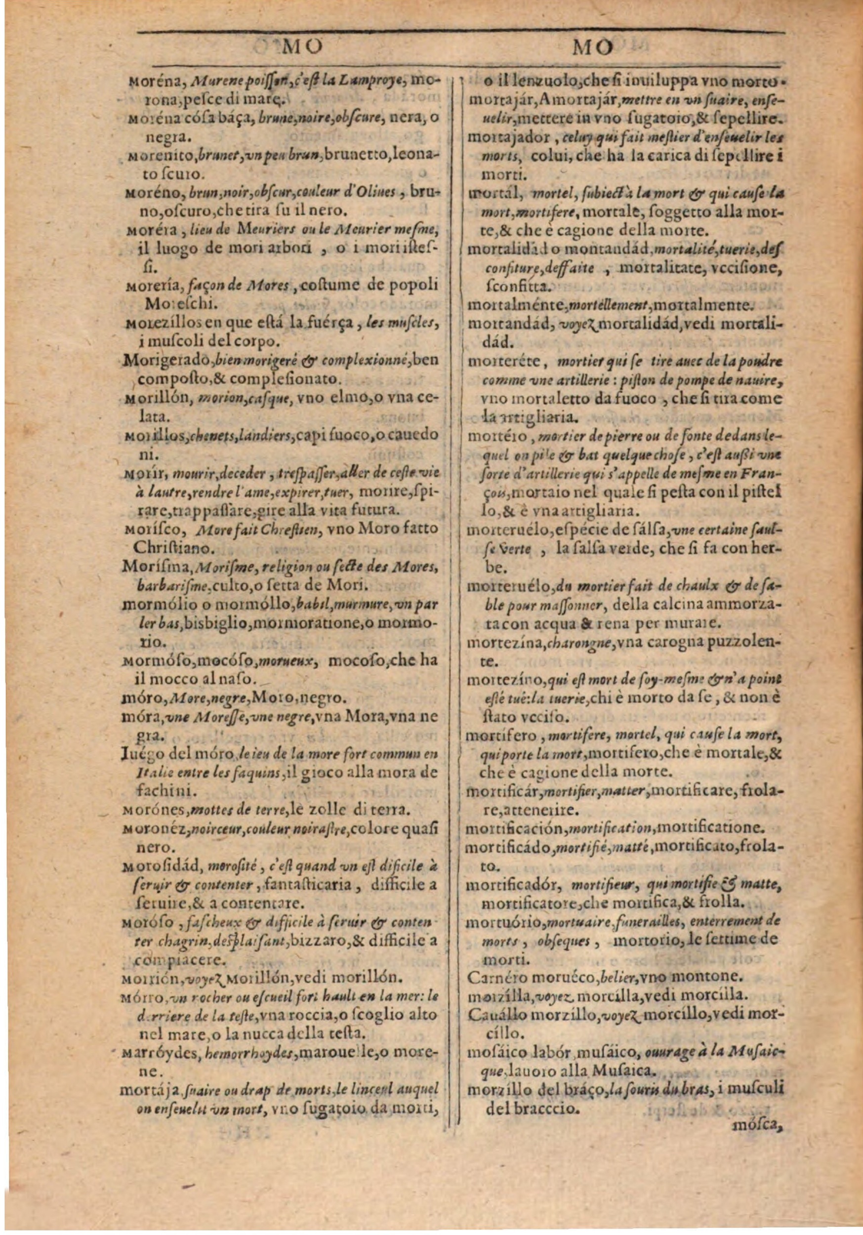 1609 - Philippe Albert et Alexandre Pernet - Trésor des trois langues française, italienne et espagnole (Première partie) - BSB Munich 1609 - Philippe Albert et Alexandre Pernet - Trésor des trois langues française, italienne et espagnole (Première partie) - BSB Munich
