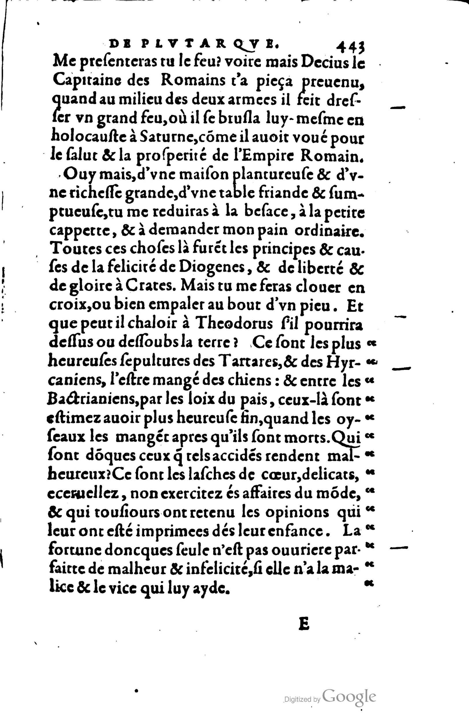 1578 - Jean Poupy - Trésor des morales de Plutarque - BSB Munich