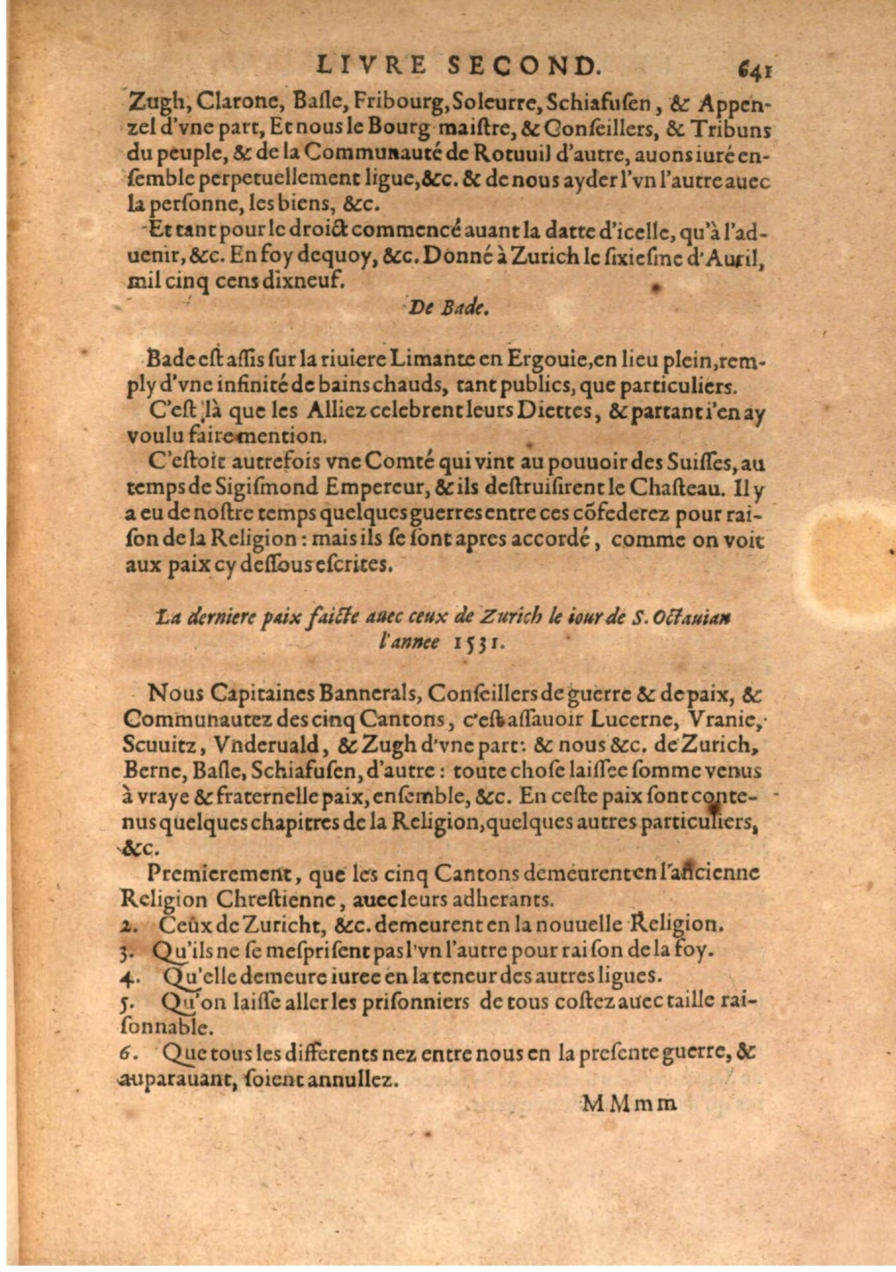 1608 - Nicolas Du Fossé - Trésor politique - BSB Munich
