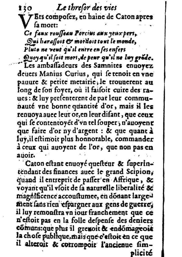 1611 - Pierre Rigaud - Trésor des vies de Plutarque - BM Lyon