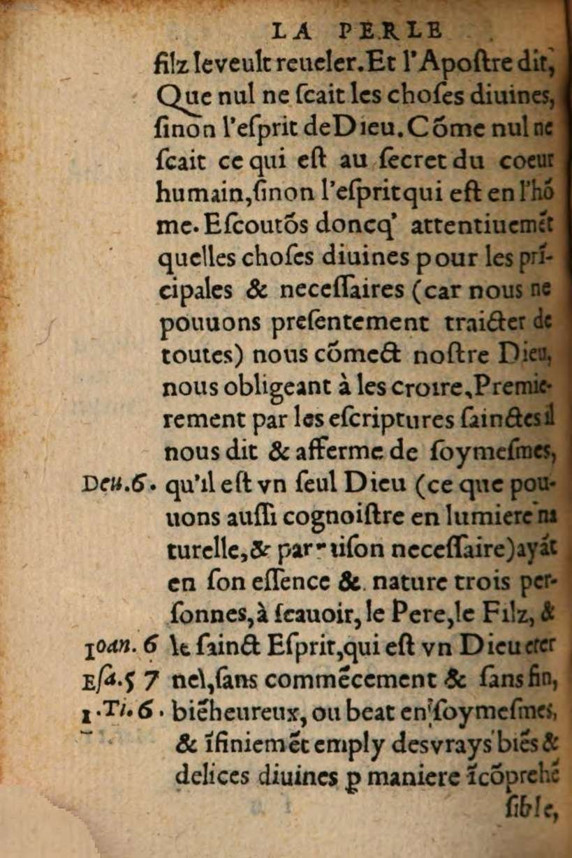 1548 - René Avril et Vivant Gaulterot - Perle précieuse évangélique et Trésor divin - BSB Munich