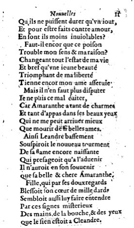 1623 - Jacques Cailloüé - Trésor ou recueil des chansons amoureuses - British Library