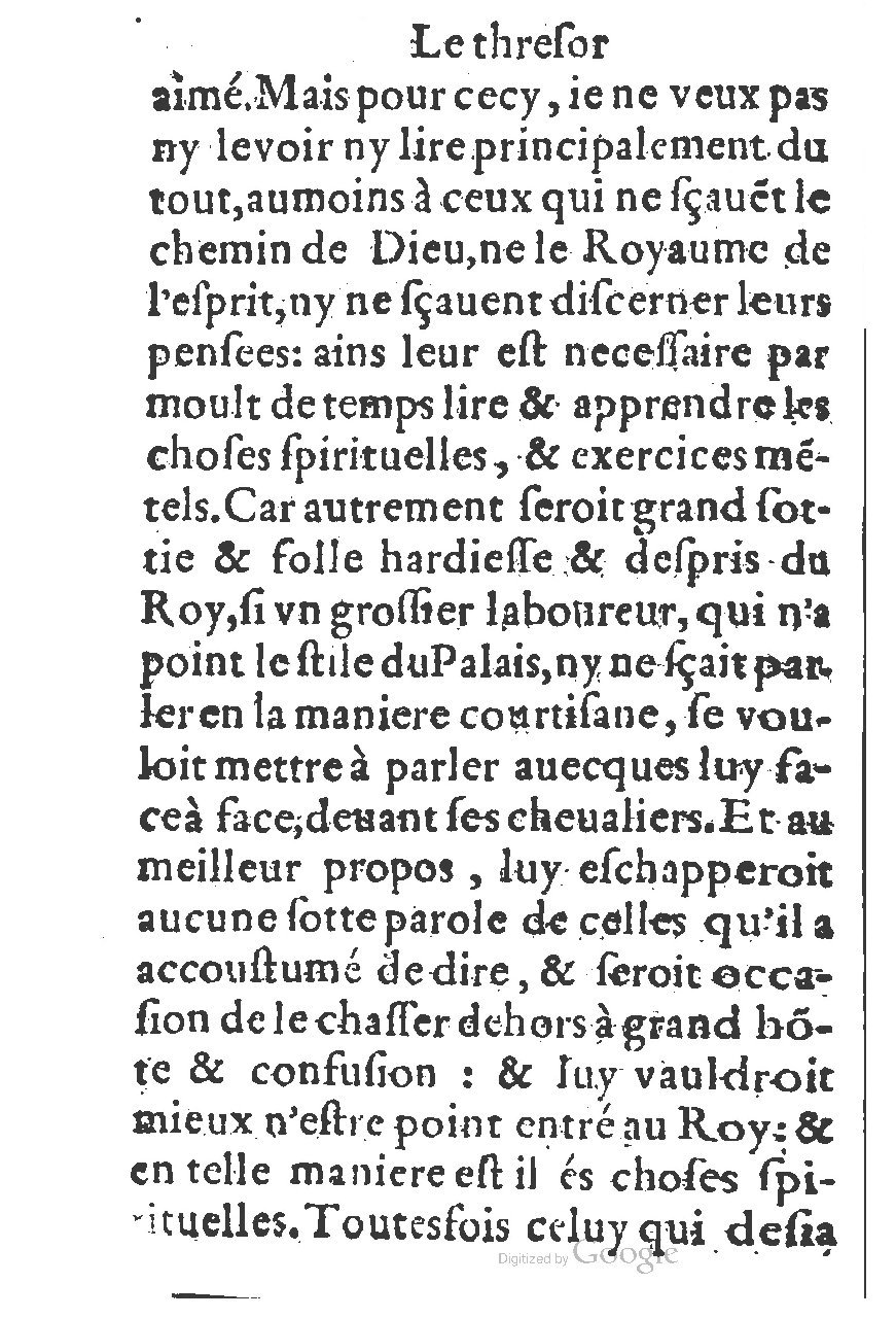 1578 - Guillaume Chaudière - Trésor de dévotion traitant de plusieurs belles vertus - BM Lyon