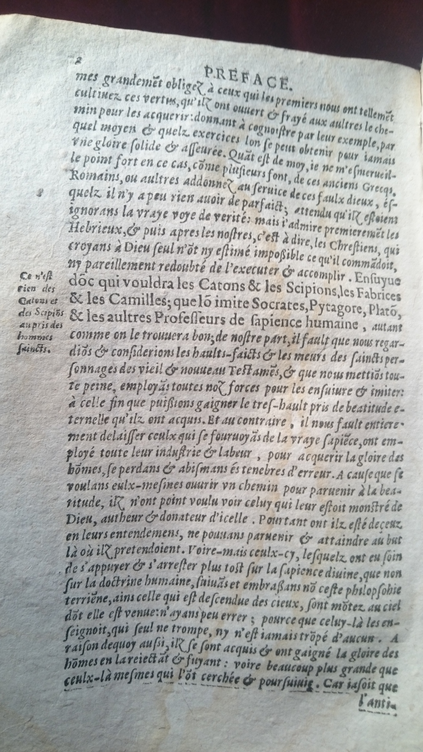 1596 - Jean Bogart - Trésor des faits et dits mémorables des hommes saints et illustres - BM Amiens