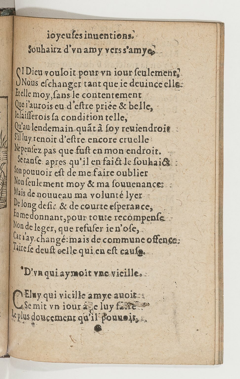 1568c. - Veuve Jean Bonfons - Trésor des joyeuses inventions du parangon de poésies - BnF Arsenal