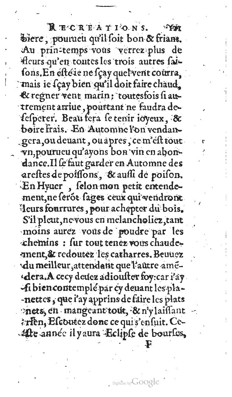 1627 - Jean Delamare - Trésor des récréations - BSB Munich