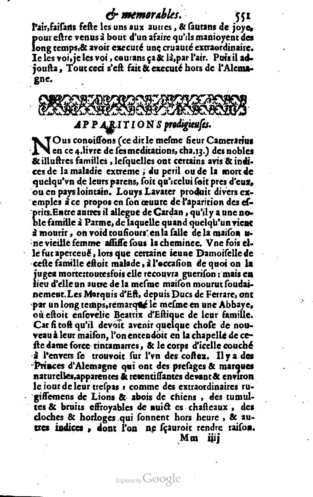 1628 - Jacques Crespin - Trésor d’histoires admirables et mémorables - BSB Munich