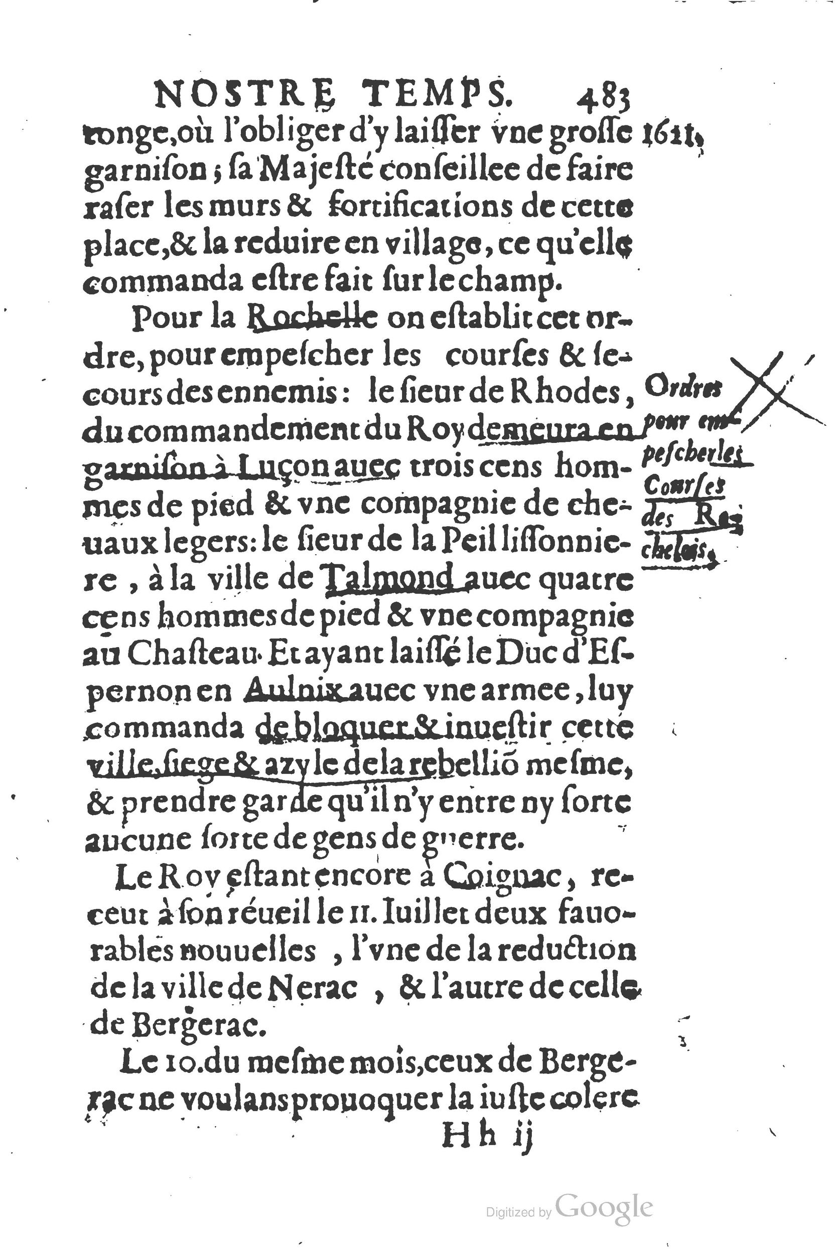 1626 - Joseph Bouillerot - Trésor de l’histoire générale de notre temps - BSB Munich