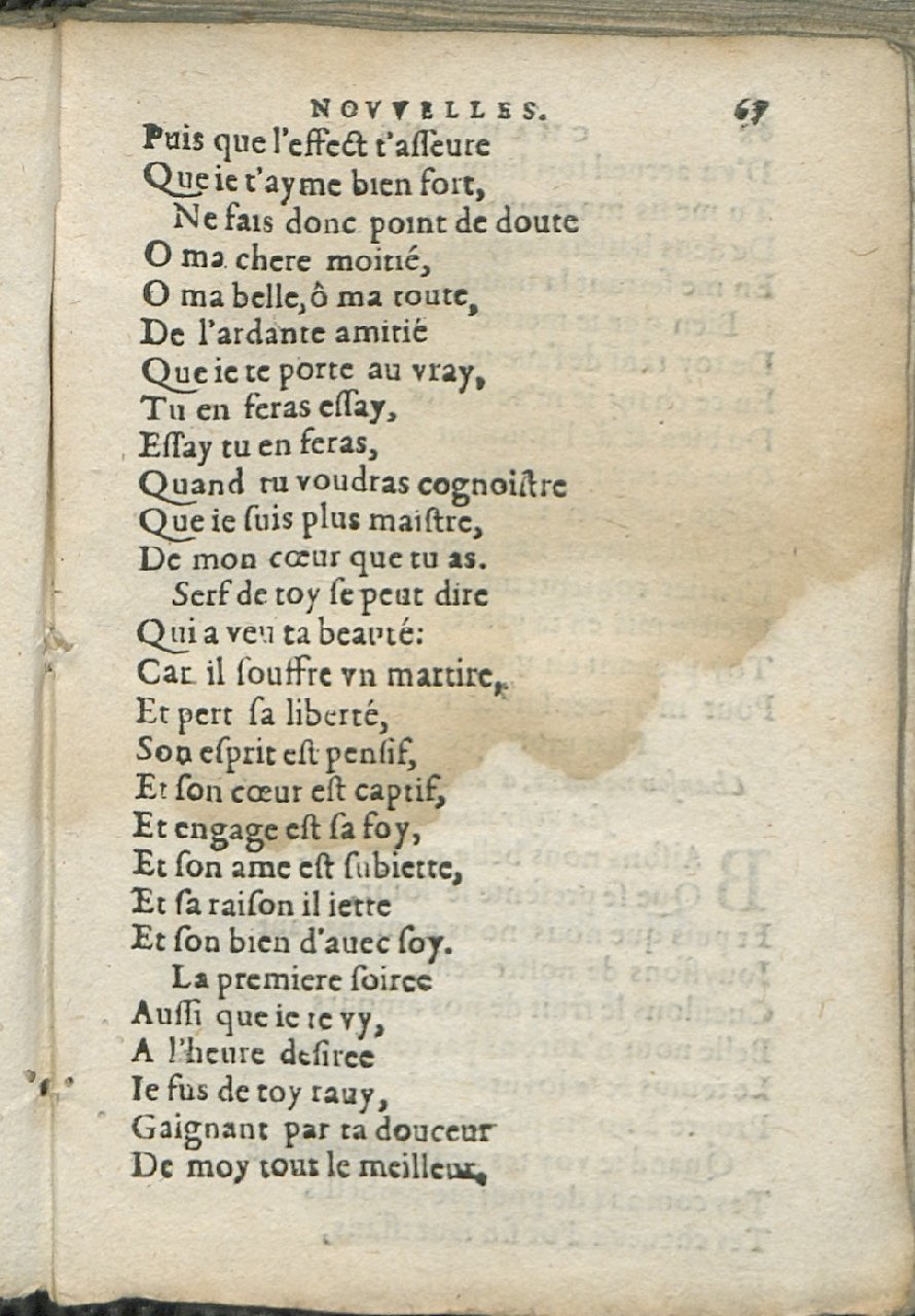 1575 - Pierre Brenouzet - Trésor de tous les recueils de chansons, tant amoureuses, rustiques, que musicales - Det KLG Copenhague