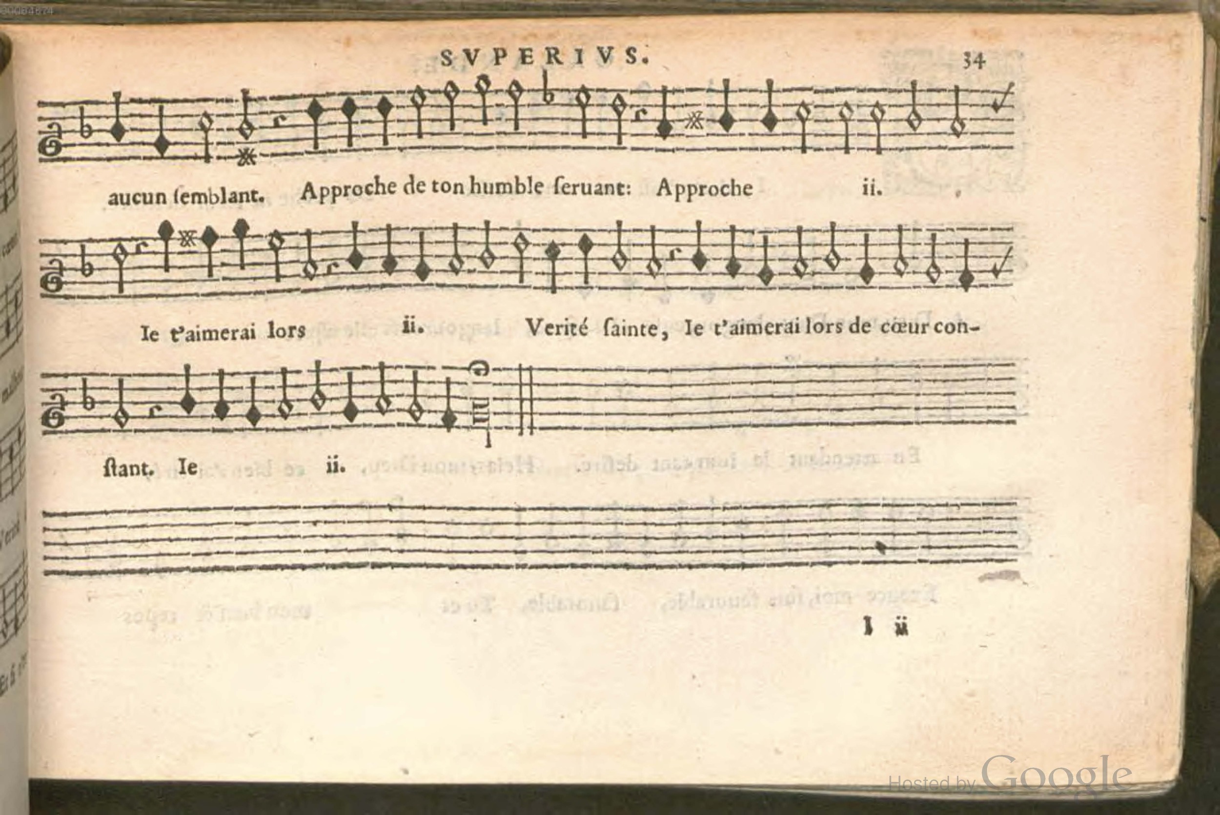 1576 - [Pierre de Saint-André] - Trésor de musique d’Orlande de Lassus Superius - BSB Munich