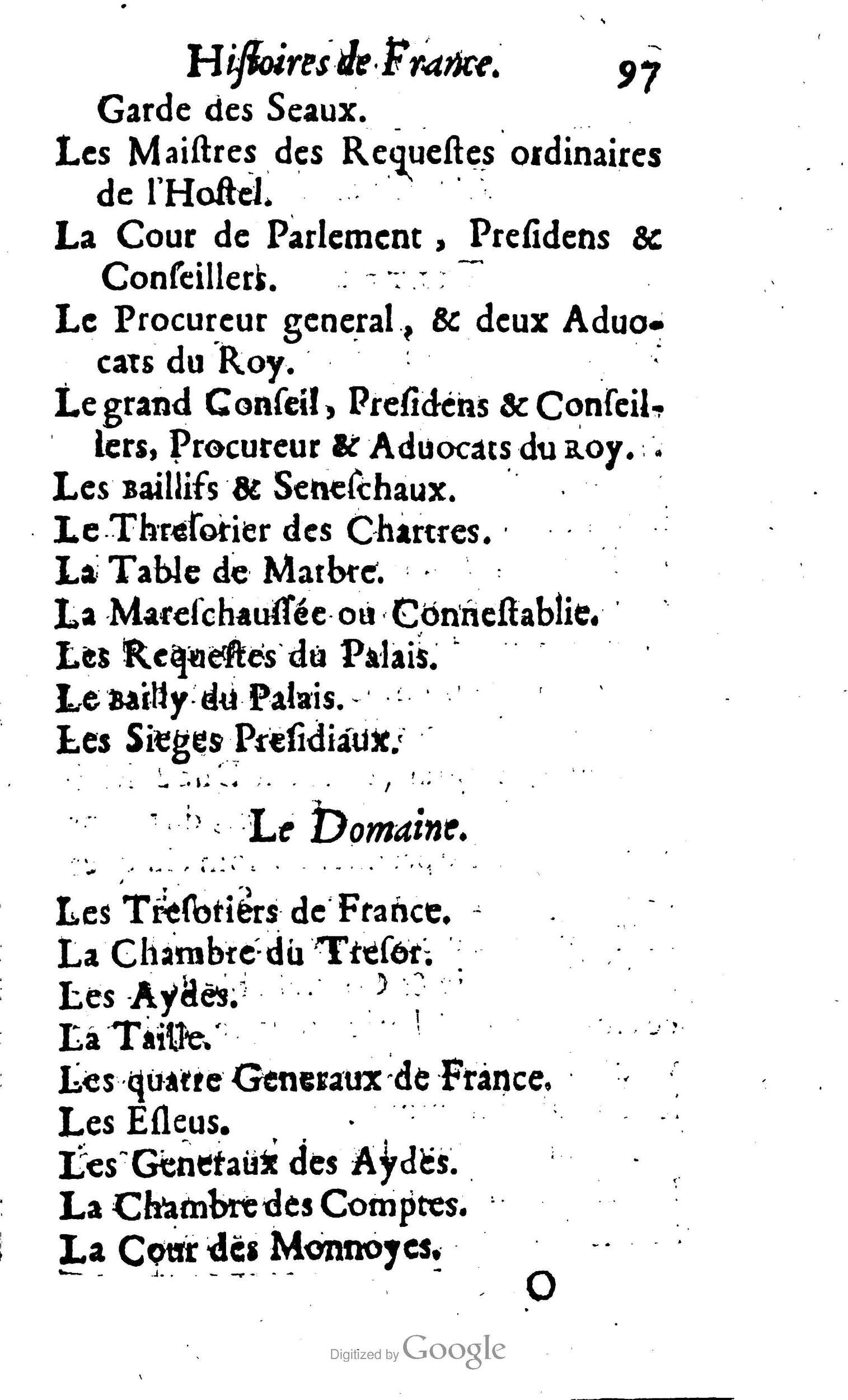 1638 - Jean Corrozet - Trésor des histoires de France - BM Lyon