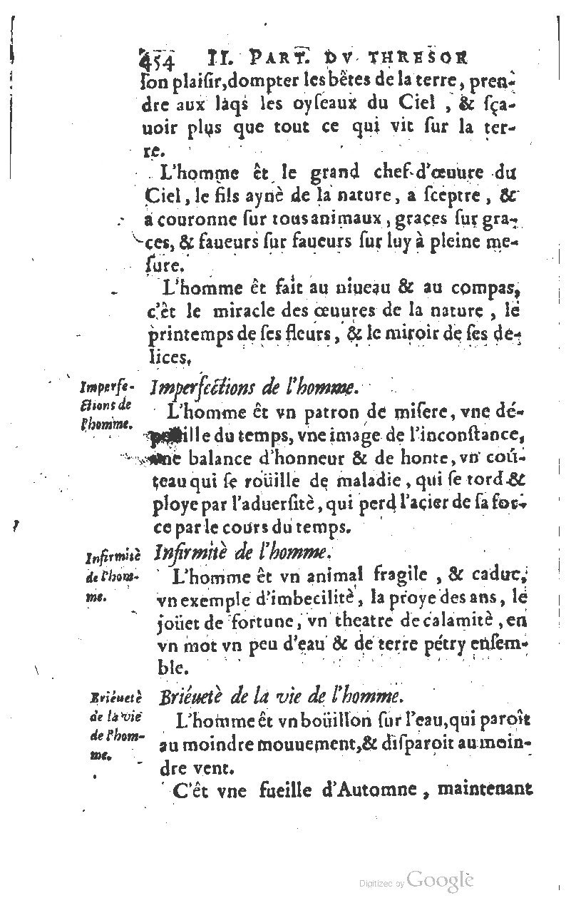 1610 - Louis Coste - Trésor de l’éloquence française (Seconde partie) - BM Lyon
