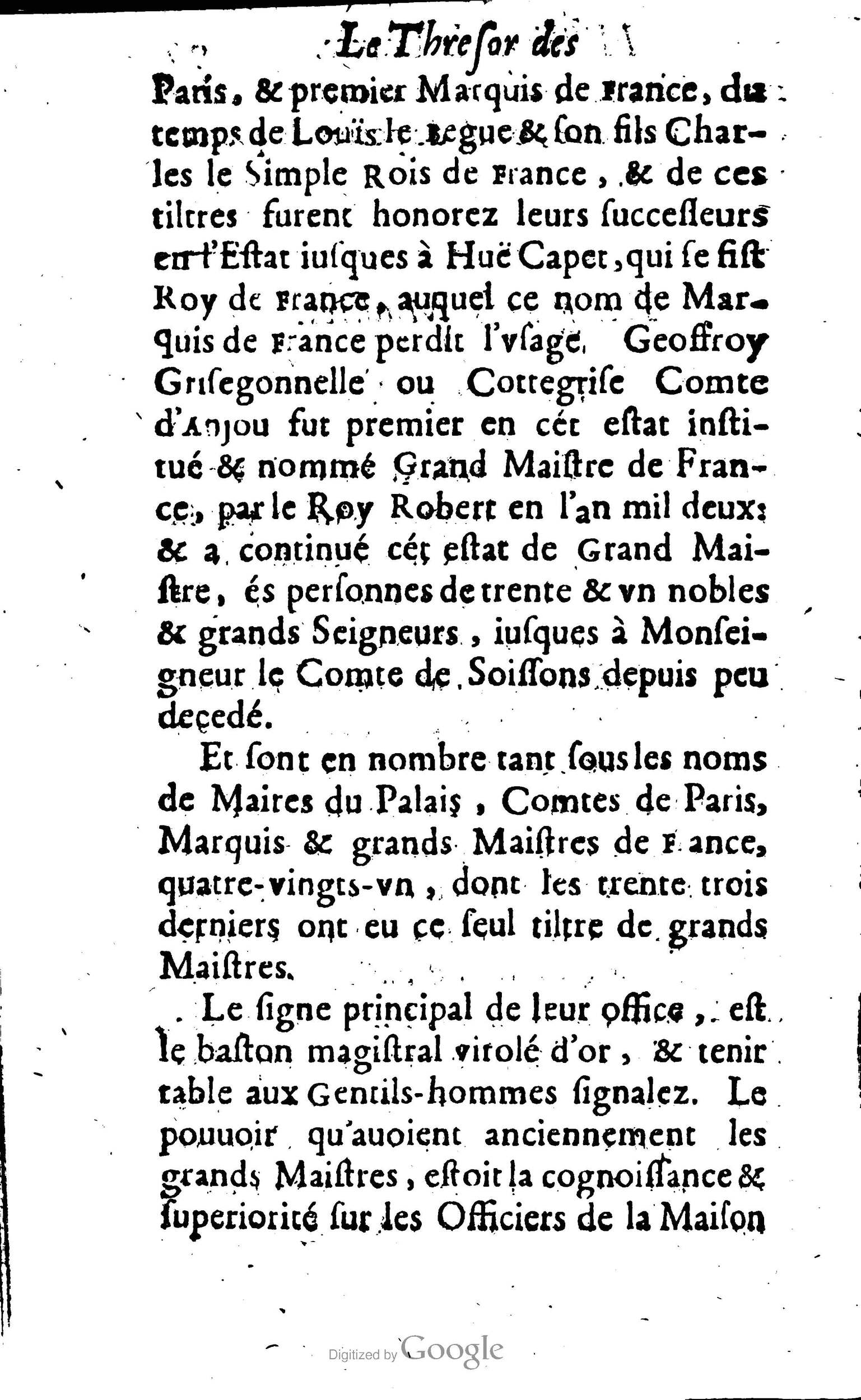 1638 - Jean Corrozet - Trésor des histoires de France - BM Lyon