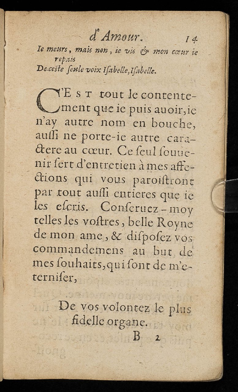 1597 - Thibaud Ancelin - Trésor d’amour - Stuttgart