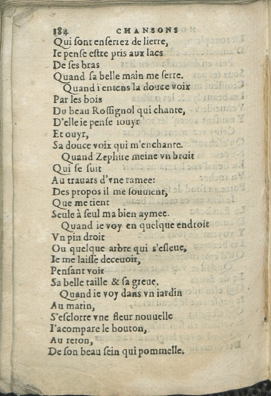1575 - Pierre Brenouzet - Trésor de tous les recueils de chansons, tant amoureuses, rustiques, que musicales - Det KLG Copenhague