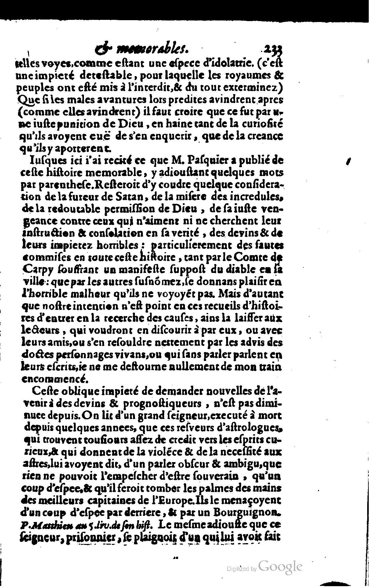 1628 - Jacques Crespin - Trésor d’histoires admirables et mémorables - BSB Munich