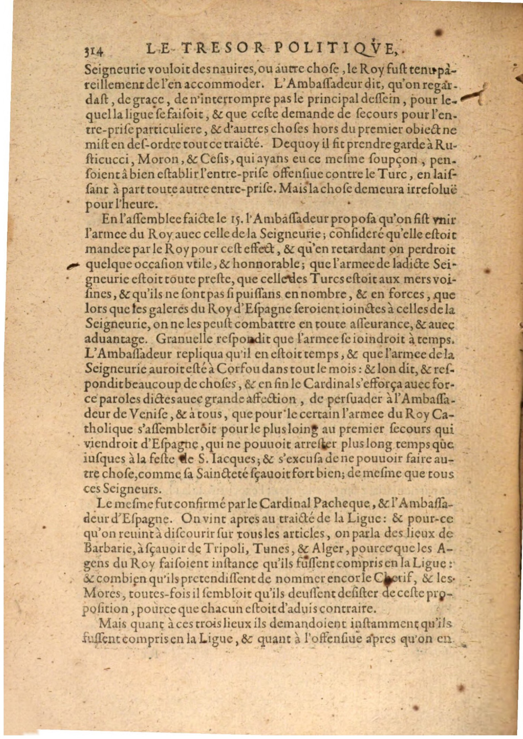 1608 - Nicolas Du Fossé - Trésor politique - BSB Munich