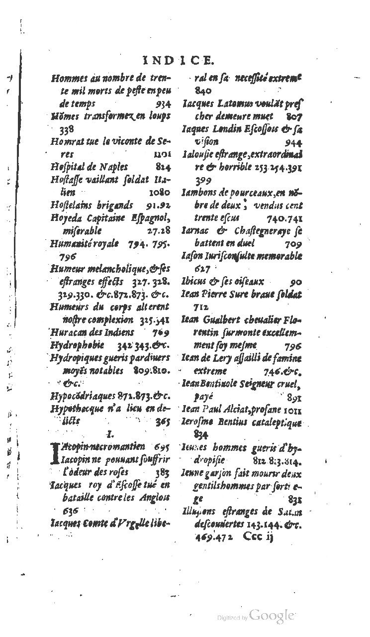 1610 - Paul Marceau - Trésor d’histoires admirables et mémorables - BSB Munich 1610 - Paul Marceau - Trésor d’histoires admirables et mémorables - BSB Munich