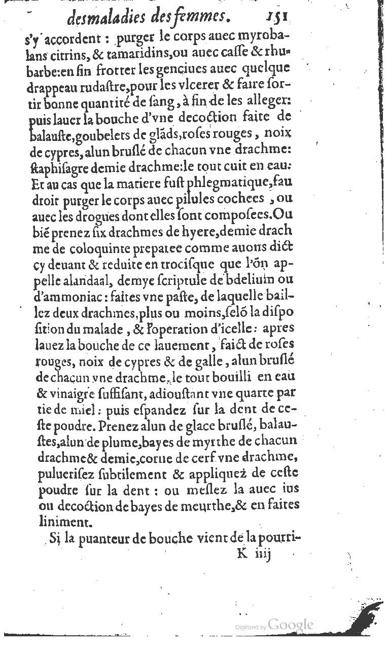 1617 - Jean Le Bouc - Trésor des remèdes secrets - BM Lyon