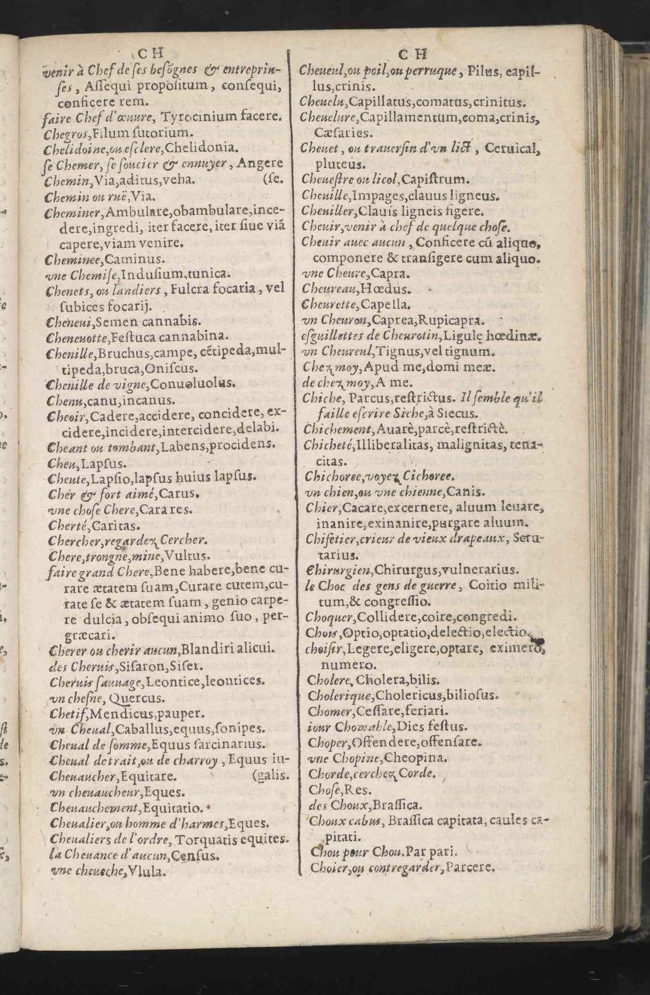 1597 - Richard Aubert - Trésor des mots et traits français - Den Haag 1597 - Richard Aubert - Trésor des mots et traits français - Den Haag