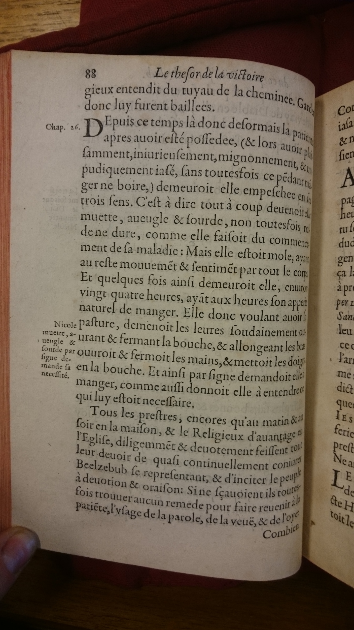 1578 - Nicolas Chesneau - Trésor et entière histoire de la triomphante victoire du corps de Dieu sur l’esprit malin - BM Lyon