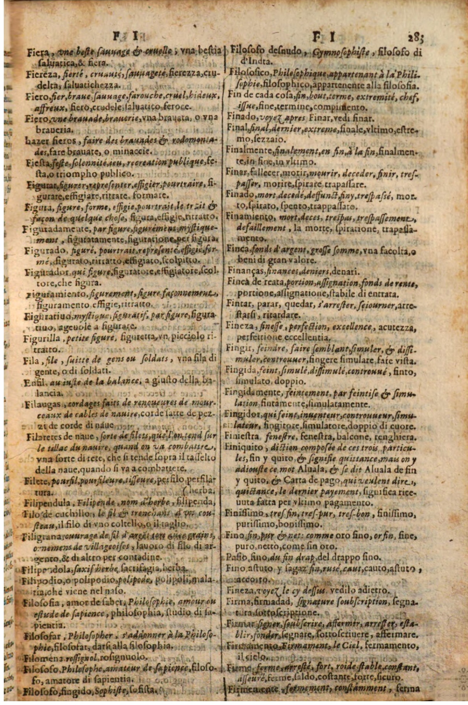 1644 - Jacques Crespin - Trésor des trois langues - Passau 1644 - Jacques Crespin - Trésor des trois langues - Passau