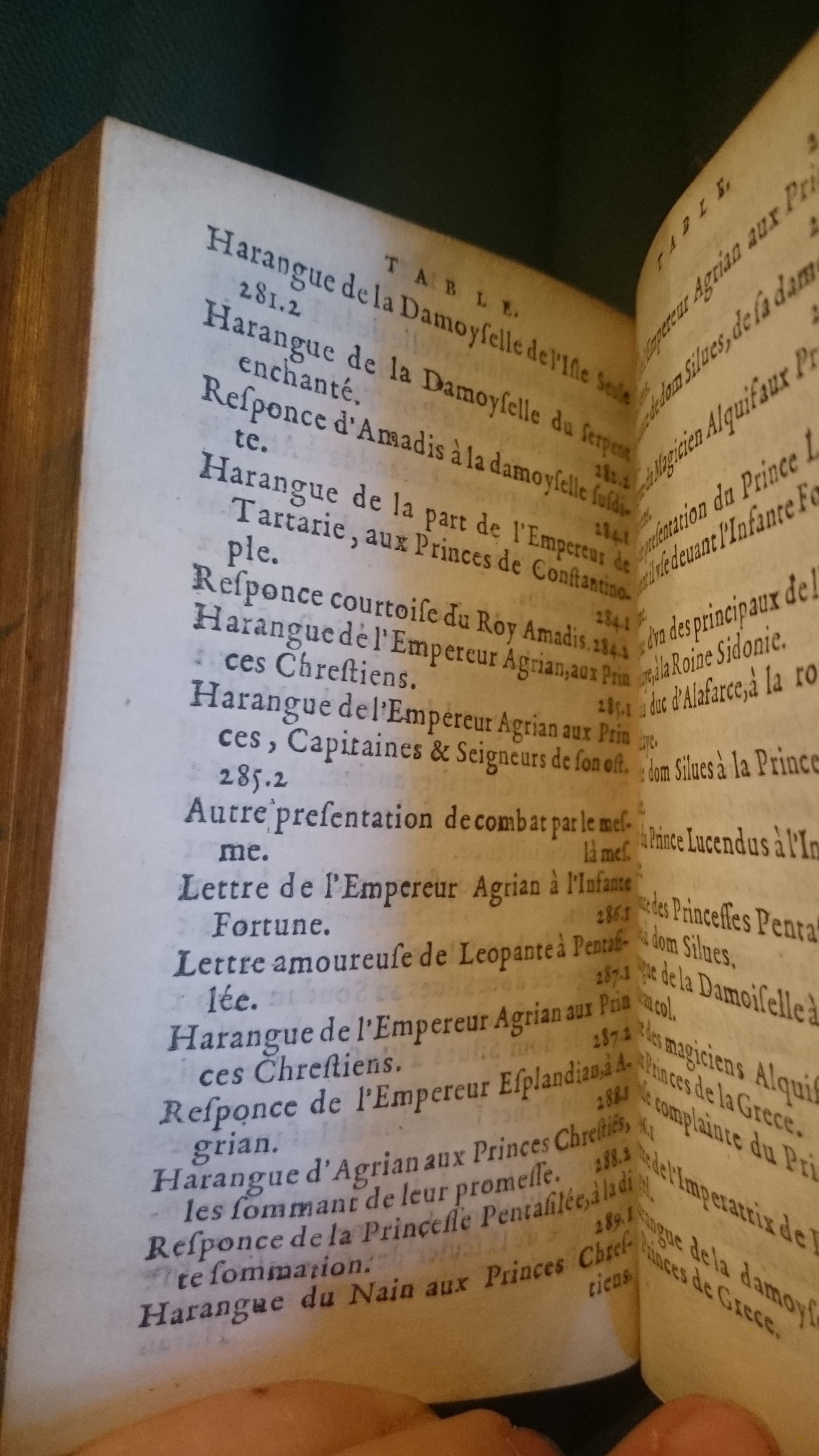 1582 - Jean Huguetan - Trésor des Amadis - BnF Arsenal