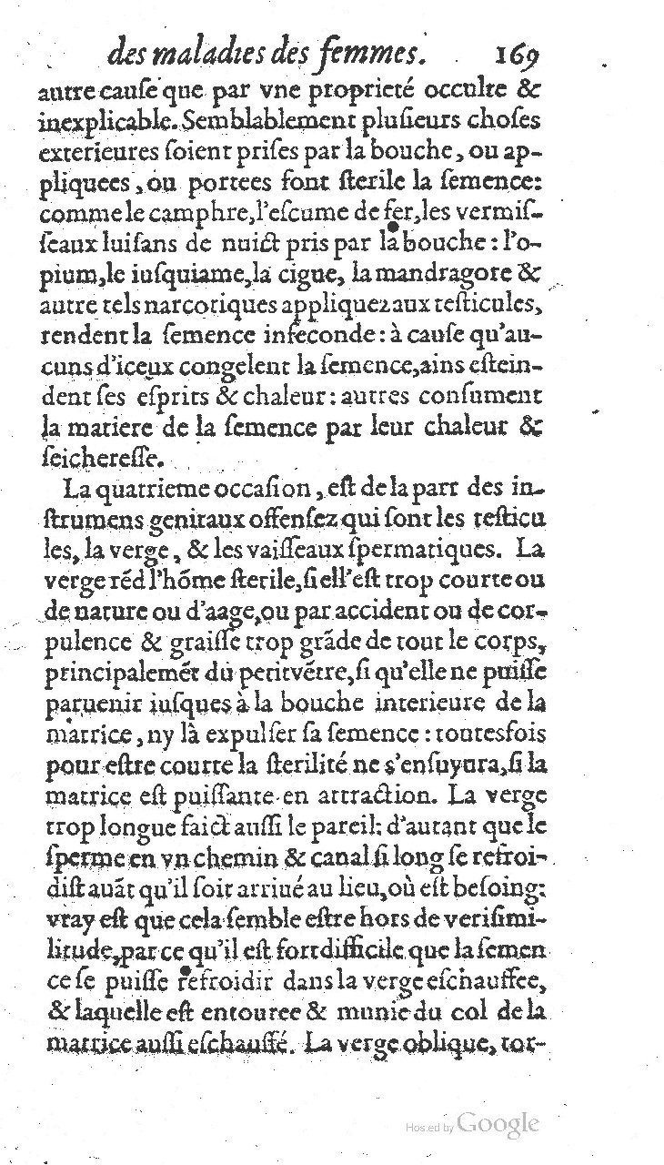 1585 - Jacques du Puis - Trésor des remèdes secrets pour les maladies des femmes - BnF