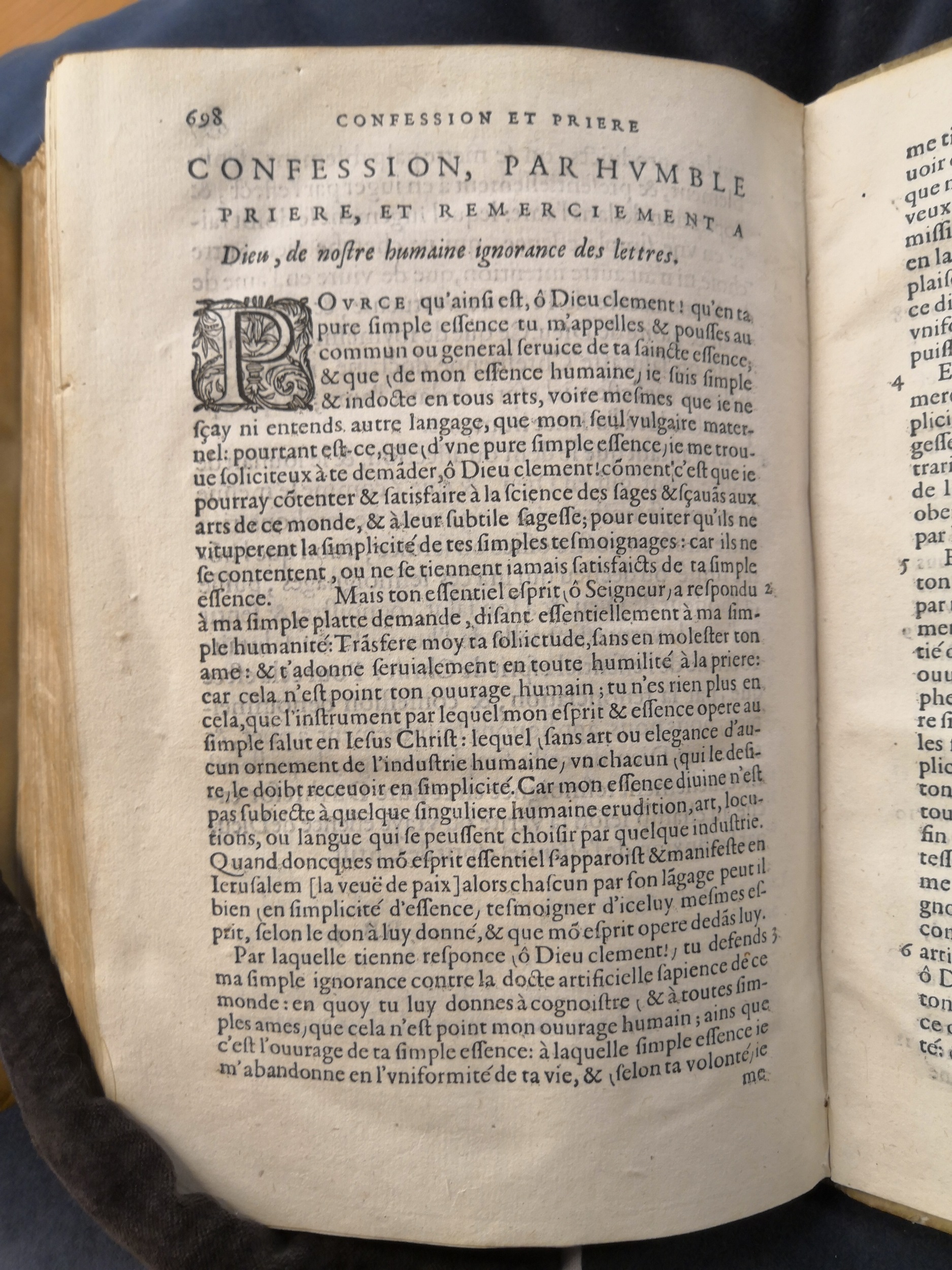 1581c. - Christophe Plantin - Le Livre des témoignages du Trésor caché au champ - Anvers Musée Plantin-Moretus