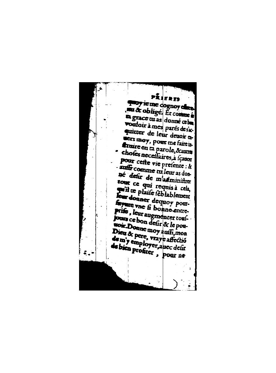 1596 - Guillaume Auvray - Trésor des prières, oraisons et instructions chrétiennes - BnF