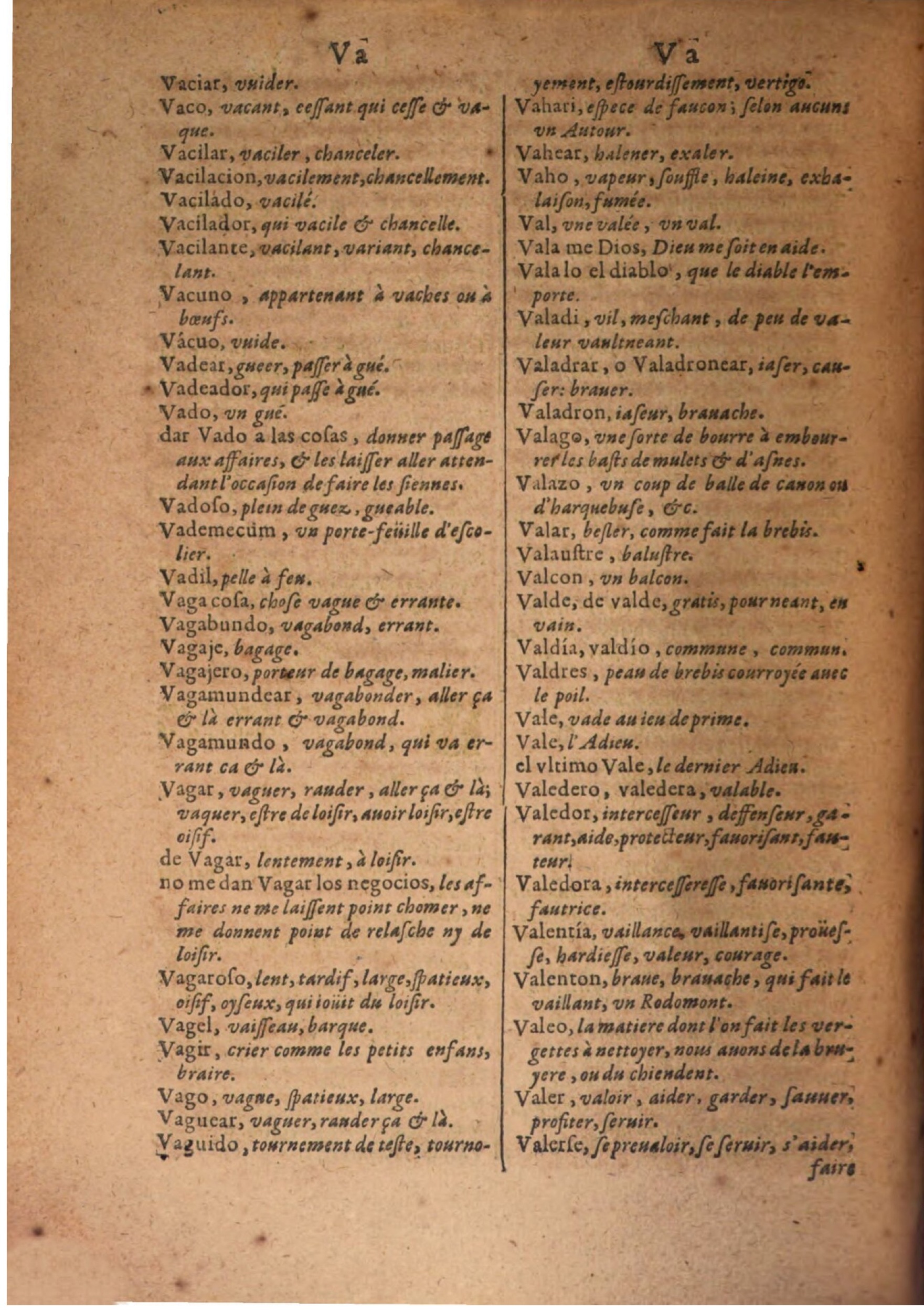 1645 - A. de Sommaville et A. Courbé - Trésor des deux langues espagnole et française - BSB Munich