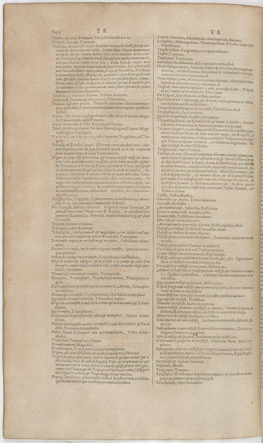 1606 - David Douceur - Trésor de la langue française - BnF