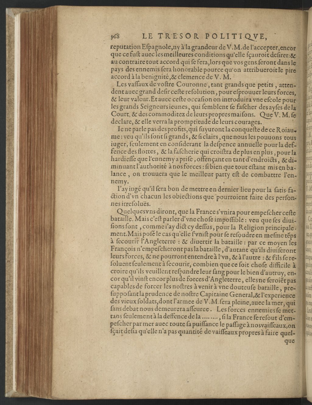 1608 - Nicolas Du Fossé - Trésor politique - BnF Tolbiac