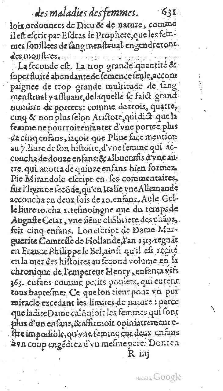 1585 - Jacques du Puis - Trésor des remèdes secrets pour les maladies des femmes - BnF