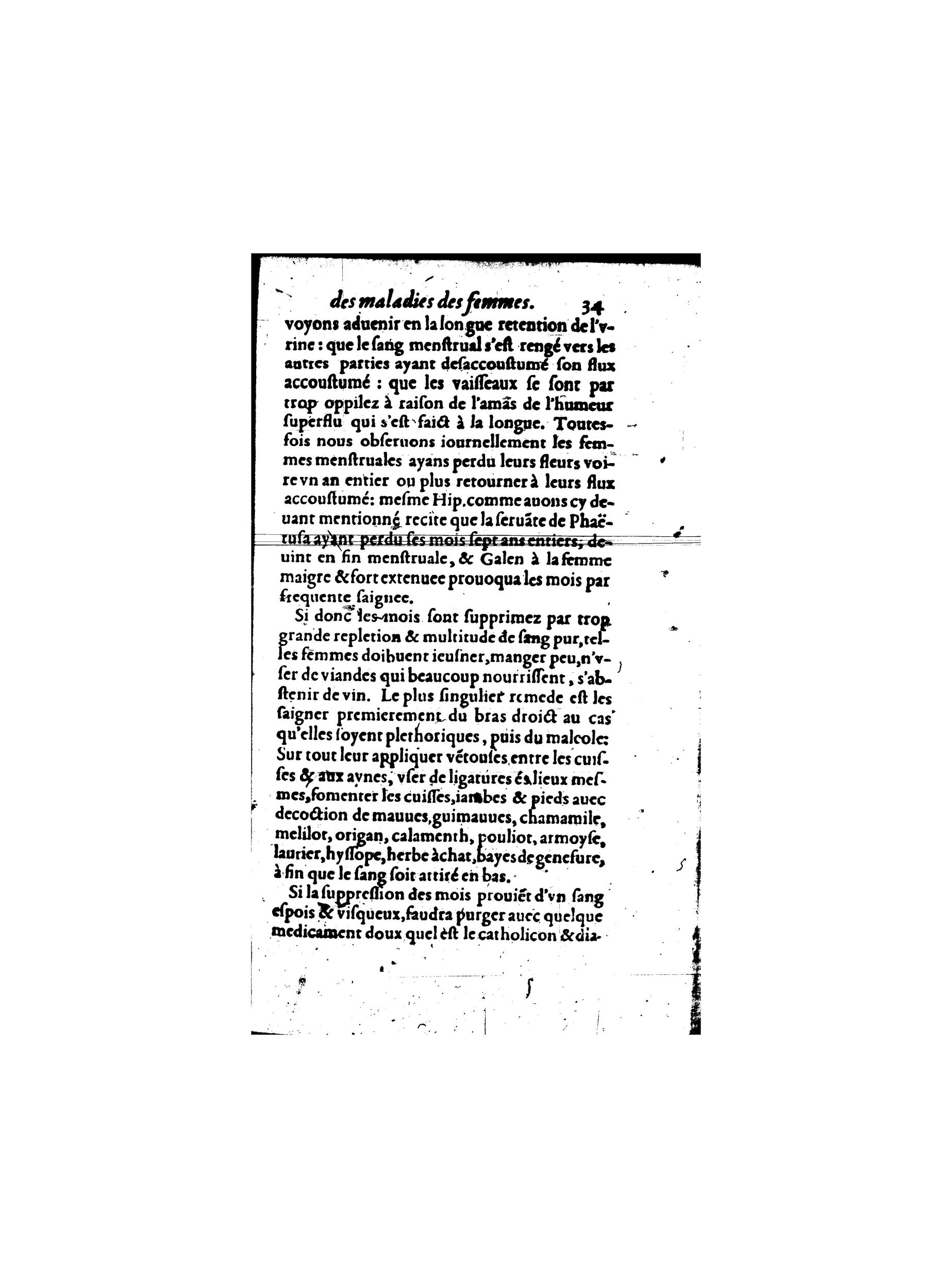 1587 - Jacques du Puis - Trésor des remèdes secrets pour les maladies des femmes - BnF