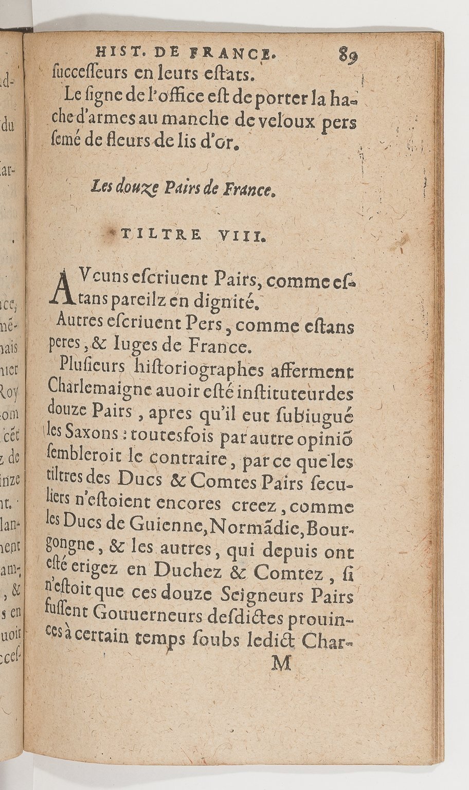 1583 - Galiot Corrozet - Trésor des histoires de France - BnF