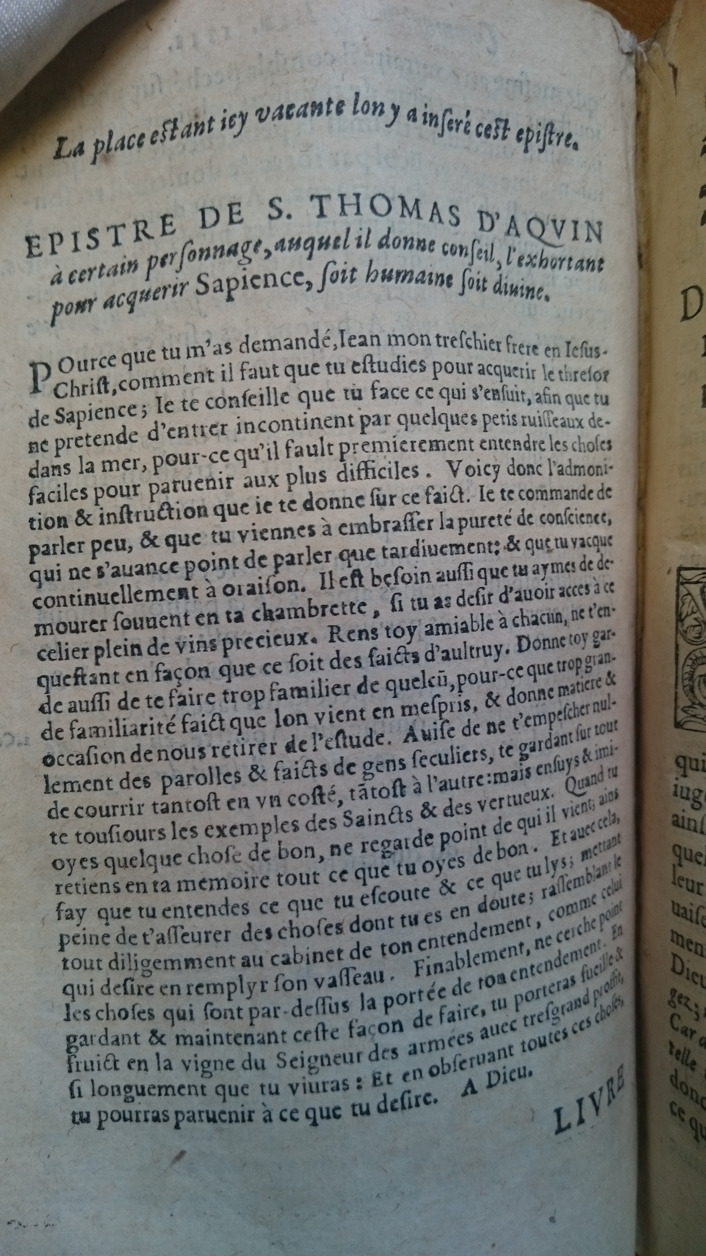 1585 - Jean Bogard - Trésor des faits et dits mémorables des hommes saints et illustres - Douai Quincy