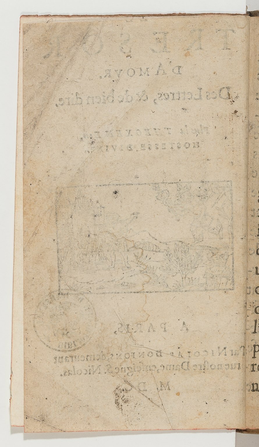 1600 - Nicolas Bonfons - Trésor d’amour - BnF Arsenal