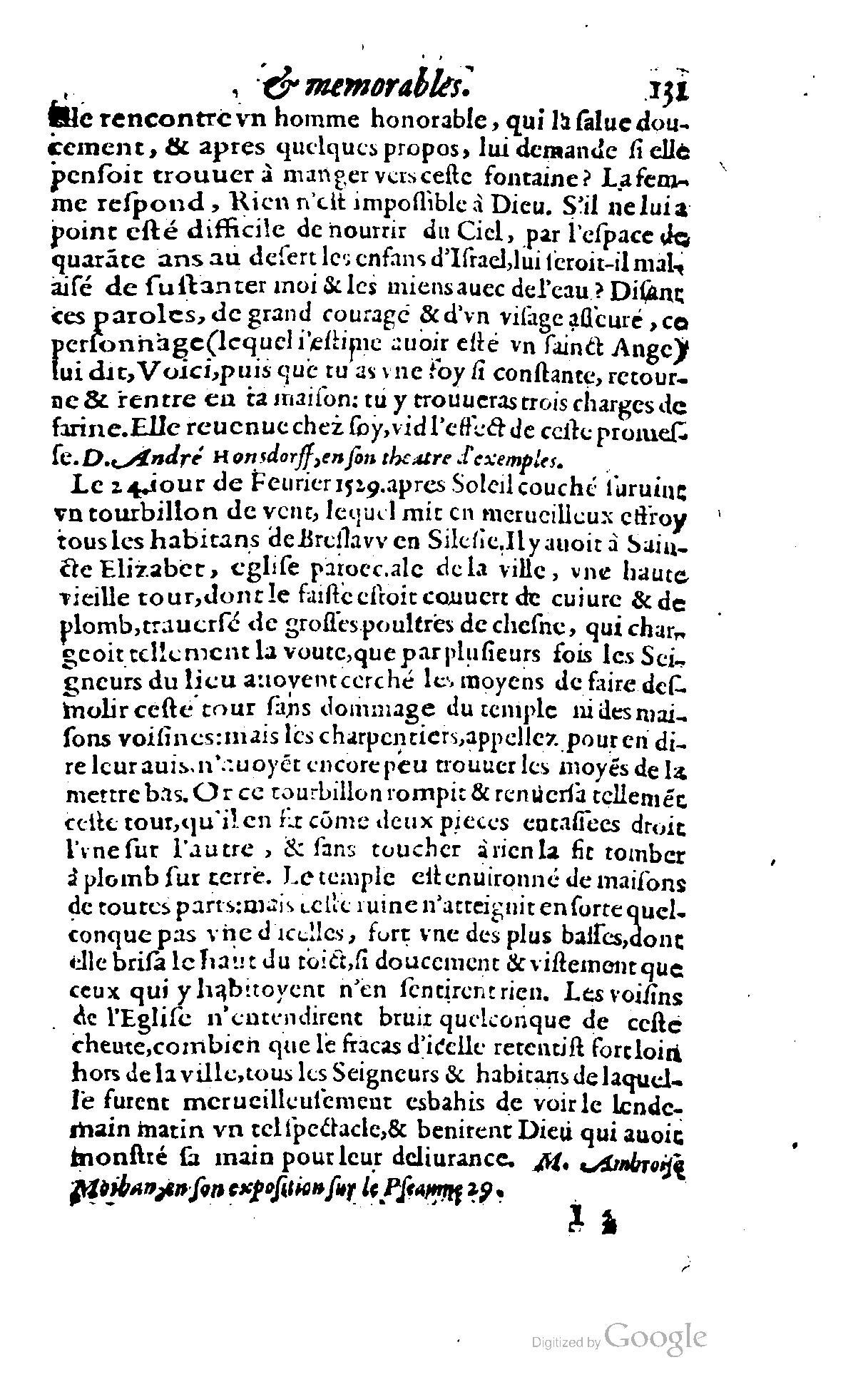 1620 - Samuel Crespin - Trésor d’histoires admirables et mémorables - BCU Lausanne