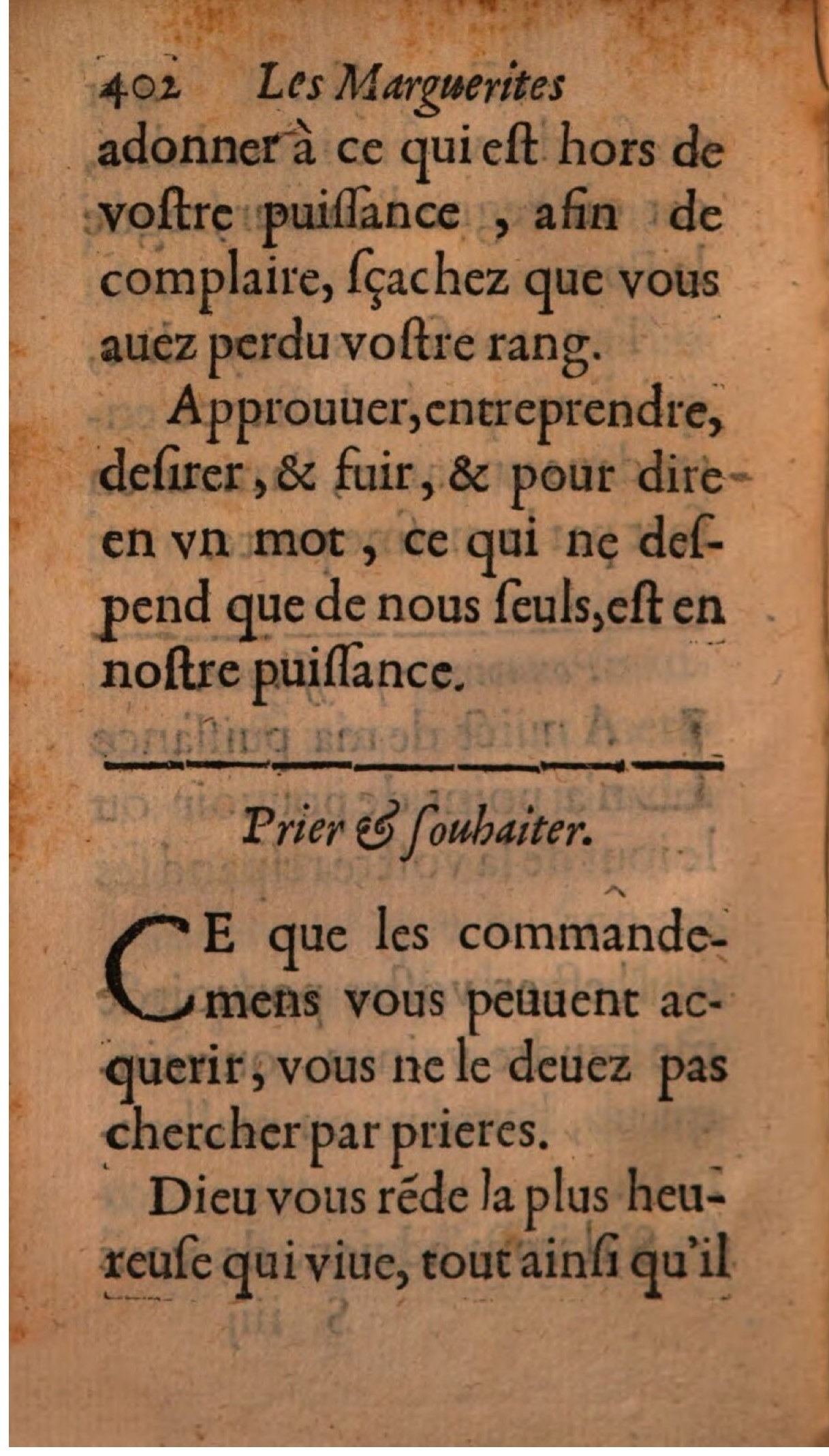 1608 - Théodore Reinsart - Les Marguerites françaises ou Trésor des Fleurs du bien-dire - BSB Munich