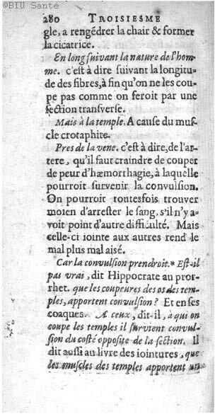 1612 - Thomas Portau - Trésor de chirurgie - BIU Santé